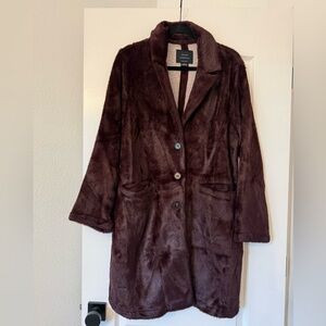 Sanctuary for Anthropologie Hometown Fuzzy Knit Coat